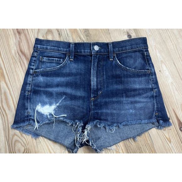 Agolde Pants - AGOLDE Jaden High Rise Cut Off Denim Shorts Size 26